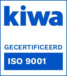 Kiwa ISO 9001 Certificering badge